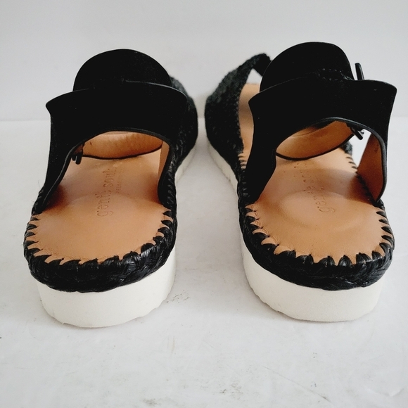 NEW Gentle Souls By Kenneth Cole Lucille Black Leather Sandal Size 11 - Picture 5 of 8